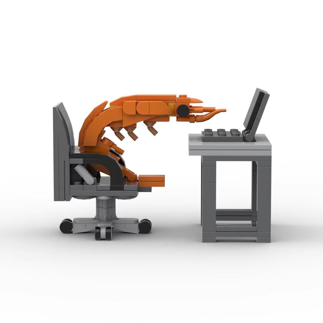 Shrimp building block model kit