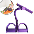 Elastic pull-rope rowing exerciser