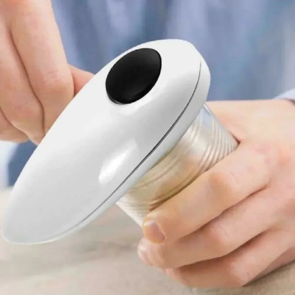 Can opener in use