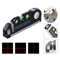 Multipurpose laser level with tape measure